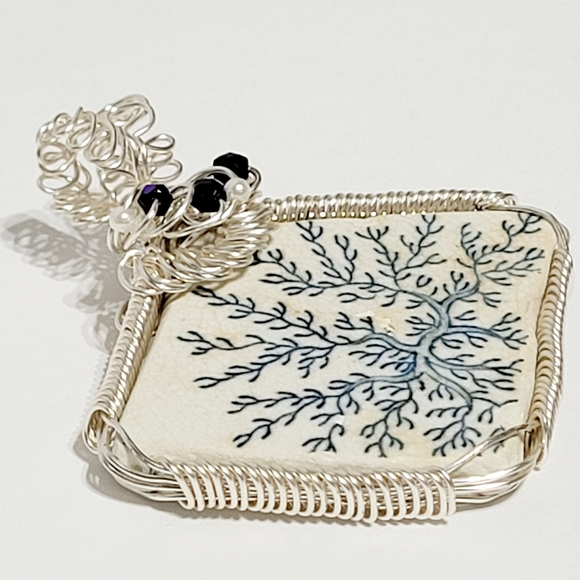 Rare Sea Pottery Pendant - Picture 7 of 11